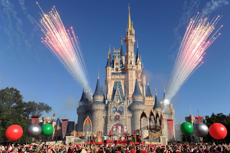 Castle at Disney Park in Florida