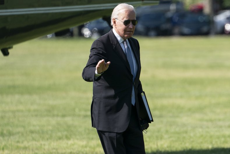 President Joe Biden Arriving at White House