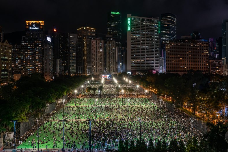 Hong Kong Defies Ban to Mark Tiananmen