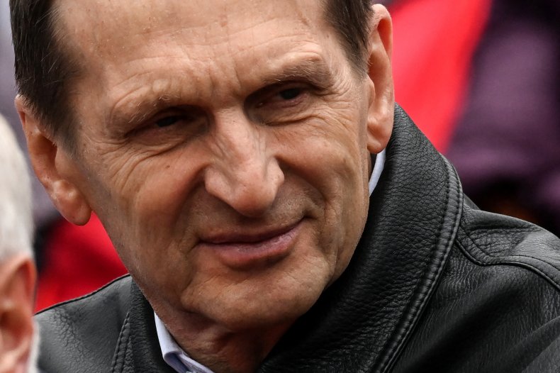 Sergei Naryshkin in Red Square, Moscow