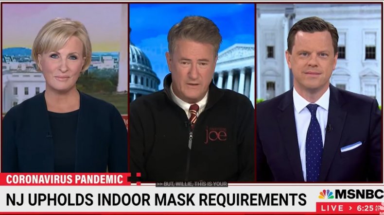 joe scarborough maschera host msnbc