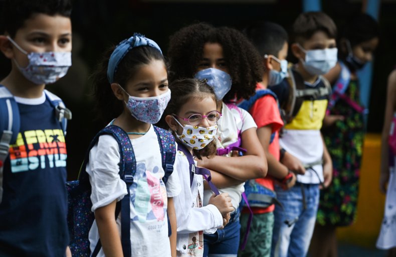 10-year-old boy student anti mask speech video
