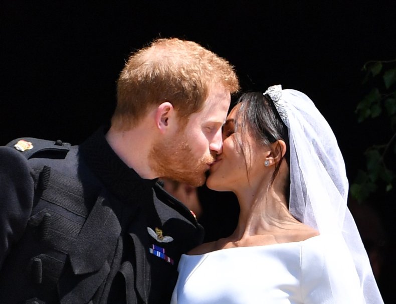 Prince Harry and Meghan Markle's Wedding Kiss