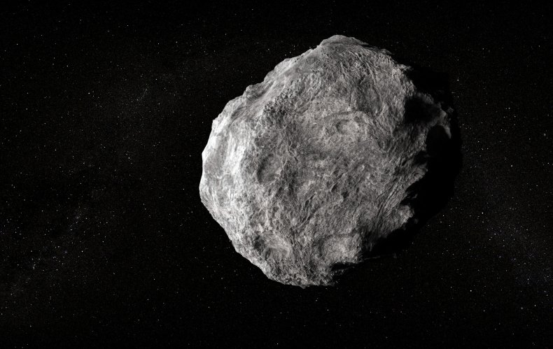 An asteroid
