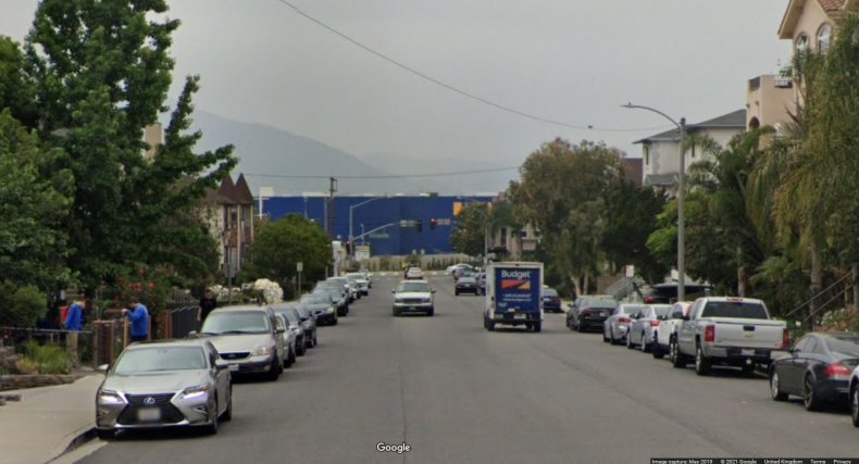Google maps image of the Burbank Ikea