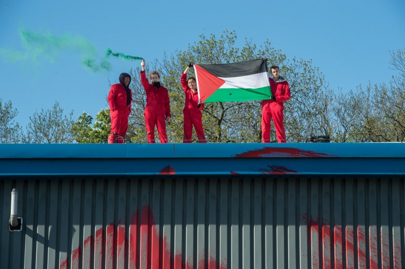 Palestine Action protest Elbit Systems