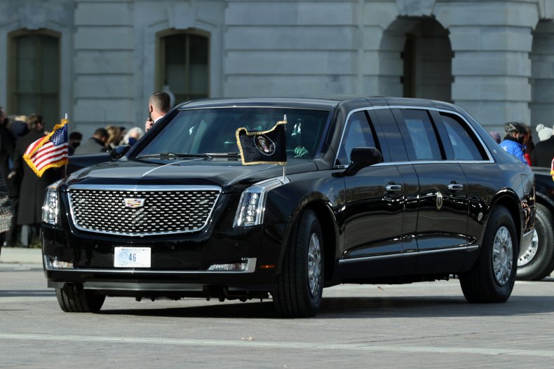 Biden presidental limousine