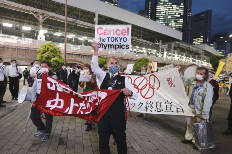 Demonstration against 2020 Olympics