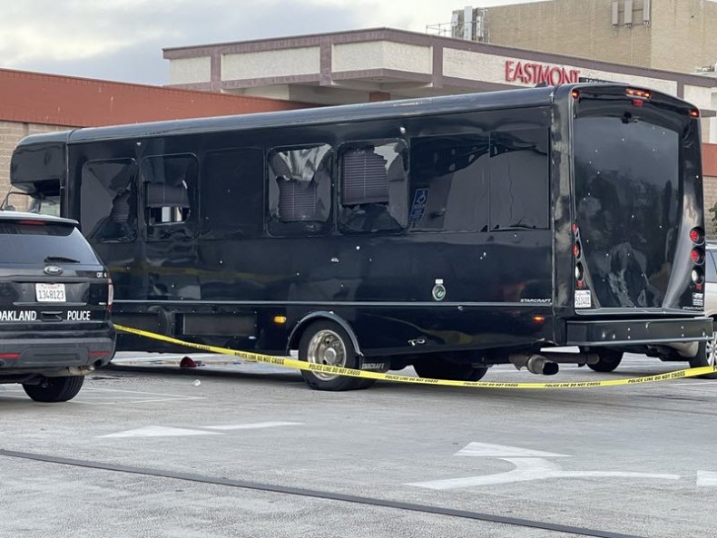 Party Bus Shooting Oakland Birthday Killed Gunmen