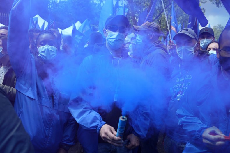 French Police Demand Protection