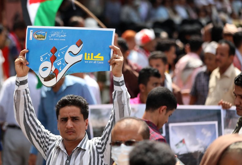 Palestinian Israel Conflict Protest