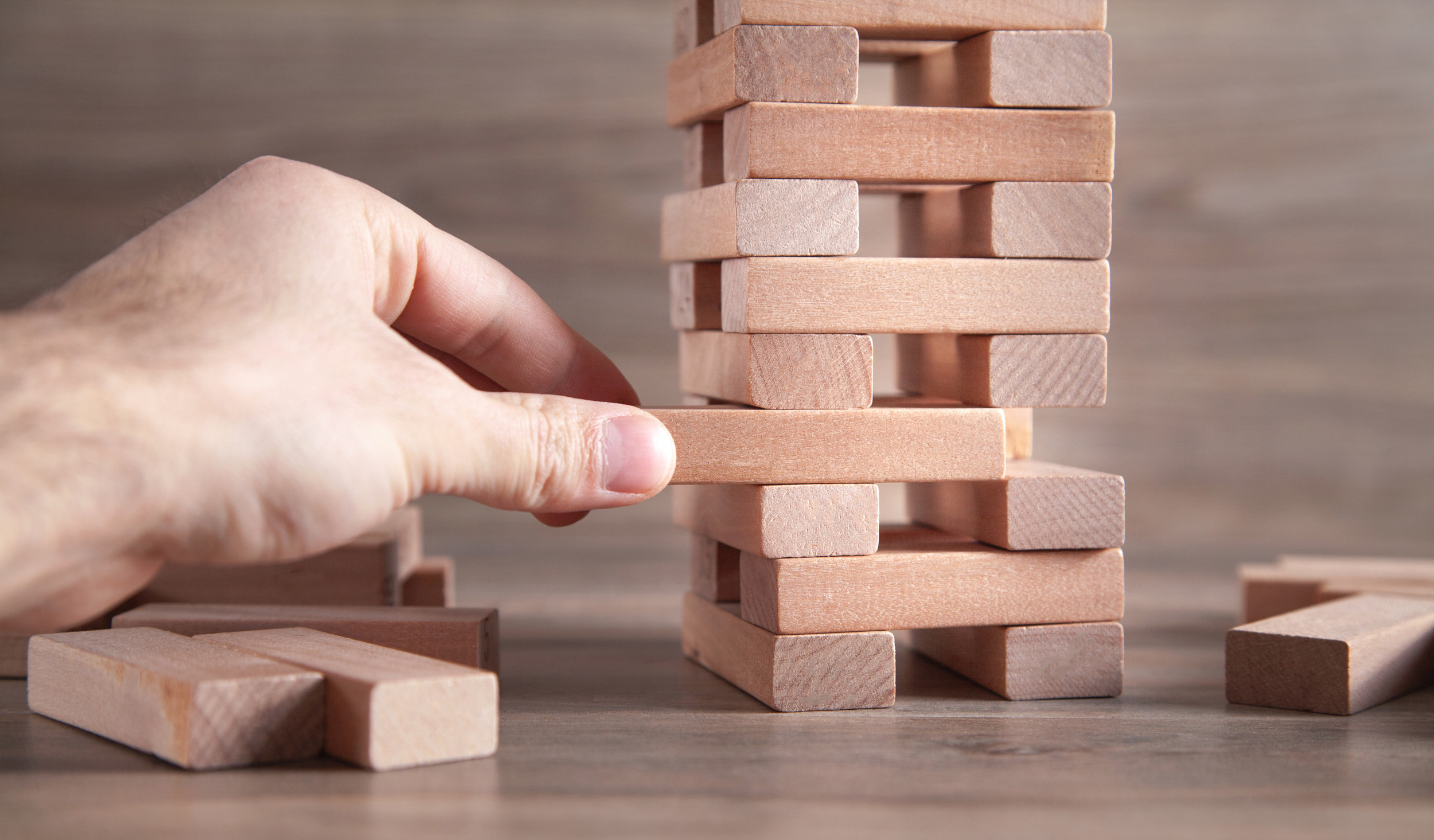 Homeowner Discovers Jenga Blocks Propping up Her Bathroom Fixtures