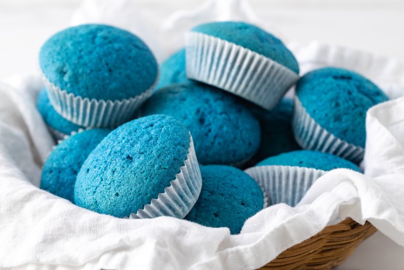 Blue muffins