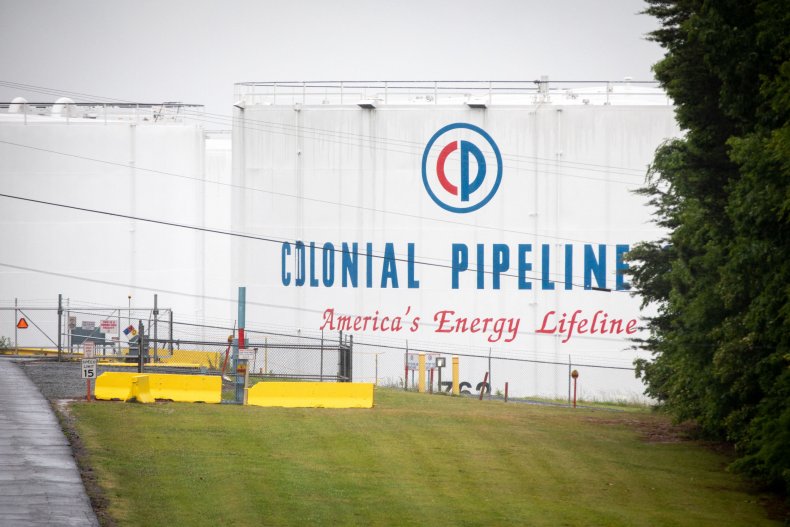 Colonial Pipeline storage site