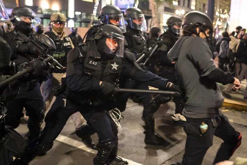 Portland police protests