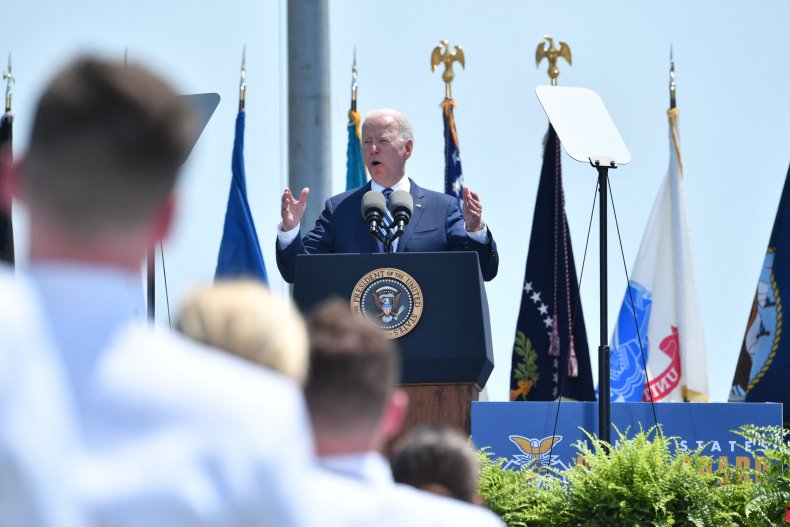 Joe Biden Coast Guard Jokes Dull Speech