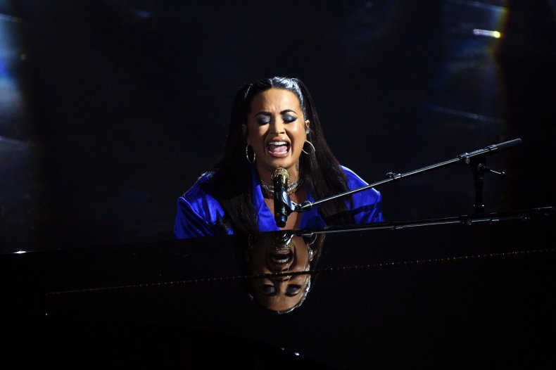 Demi Lovato performs at Billboard Music Awards