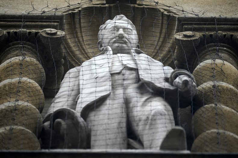 Cecil Rhodes Statue at Oriel College