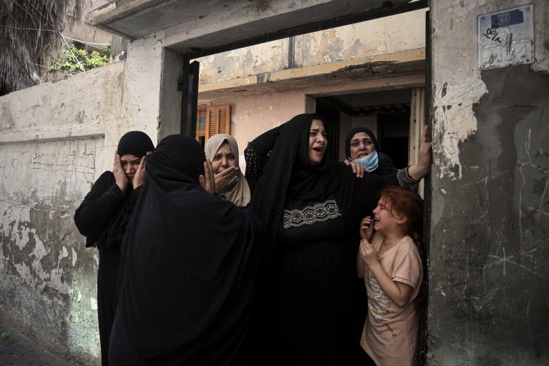 Mourners of Hamas Relative