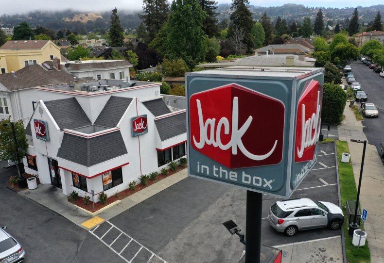 Jack in the Box man arrested knives