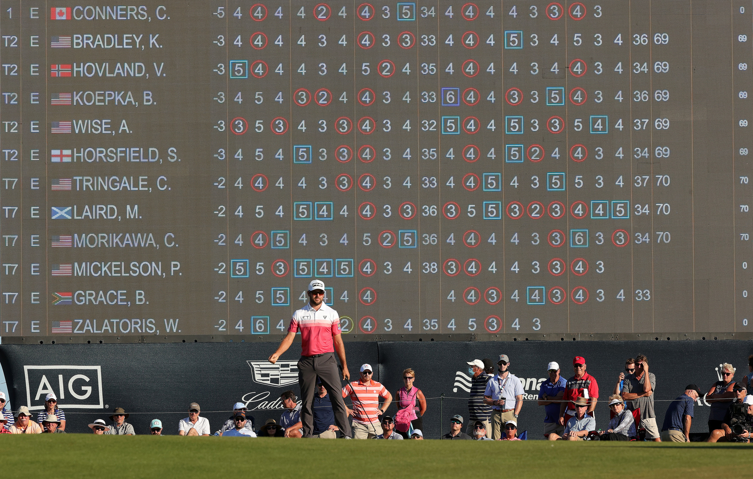 golf tour leaderboard today