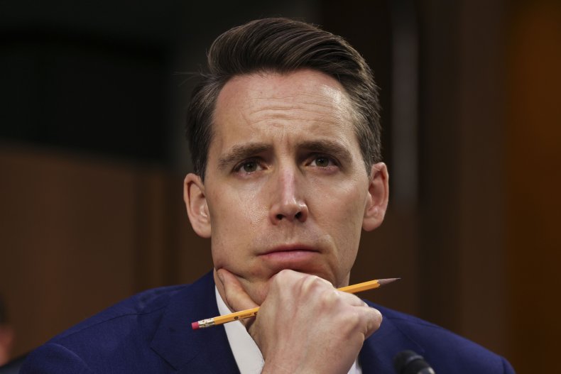 Josh Hawley Attends the Senate Judiciary Committee