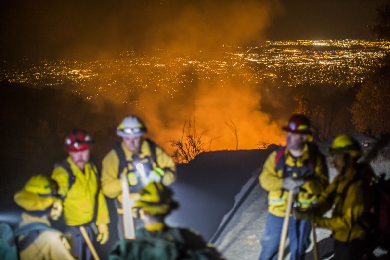 California's Cave Fire seen in November 2019