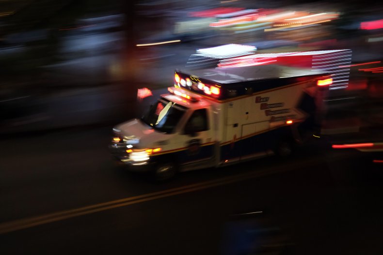Ambulance Racing at Night