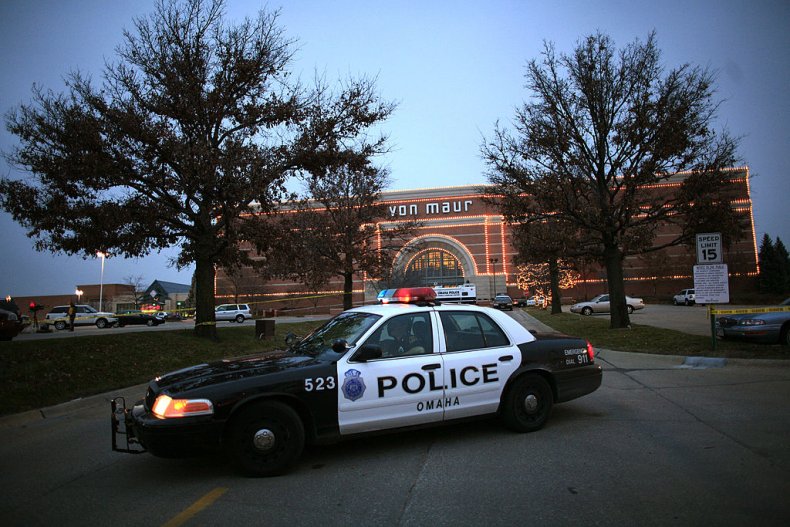 A police car in Omaha