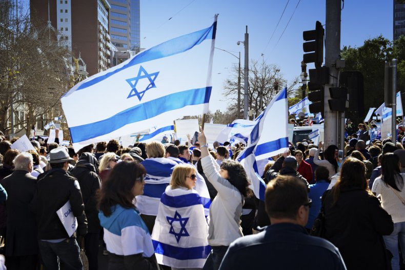 Pro-Israelmarch in 2014