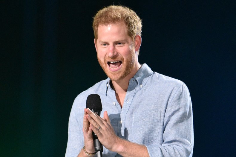 Prince Harry at Vax Live