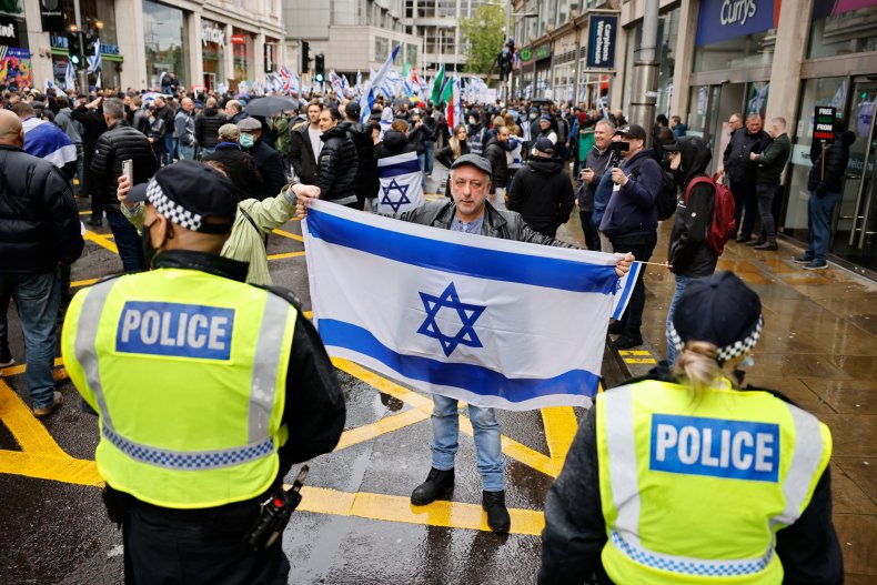 Britain Israel Palestinian Conflict Protest