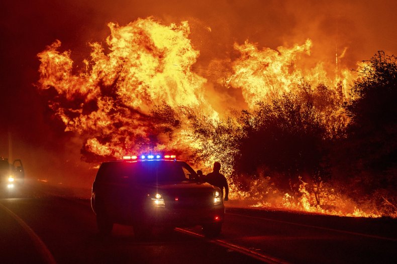 Raging California Fire in 2020