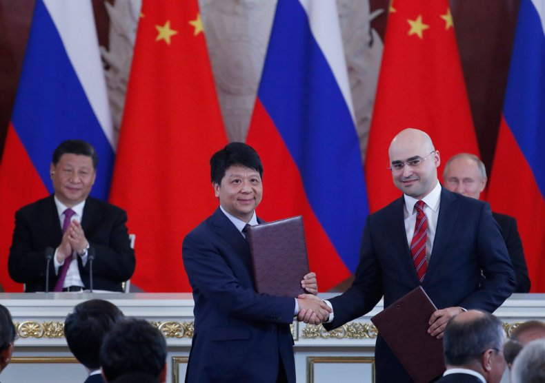 xi, putin, china, russia, huawei, mts