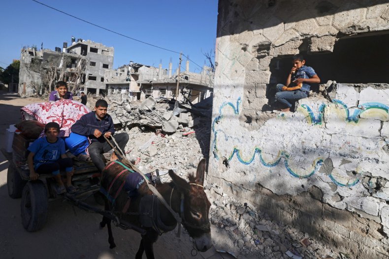 Destruction in Gaza, viewed May 24, 2021
