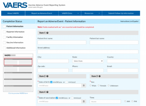 NewsGuard VAERS Report