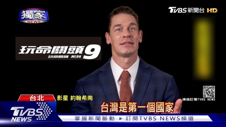 John Cena Promotes Fast 9 In Taiwan