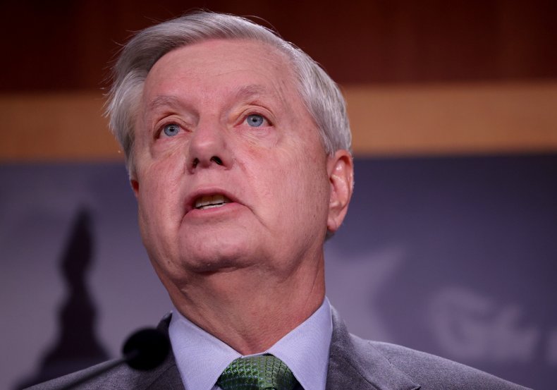 Lindsey Graham Speaks to the Press