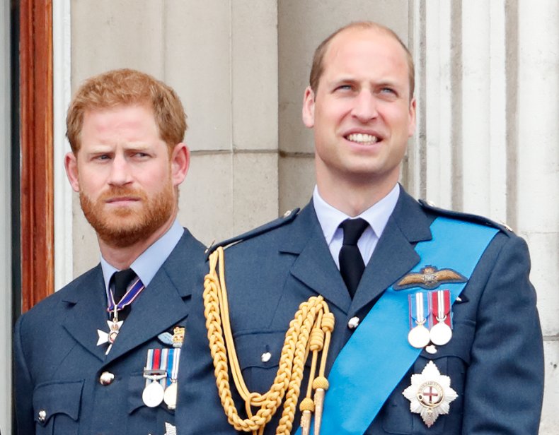 Prince Harry and Prince William at Centenary