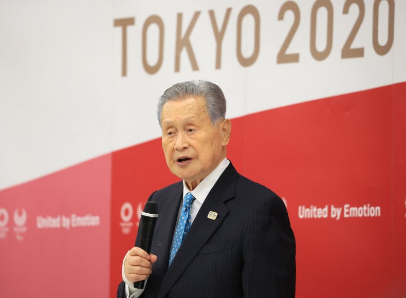 Tokyo 2020 Organising Committee President Yoshiro Mori