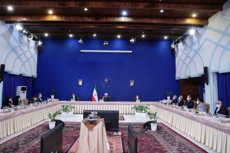 iran, president, hassan, rouhani, cabinet, meeting