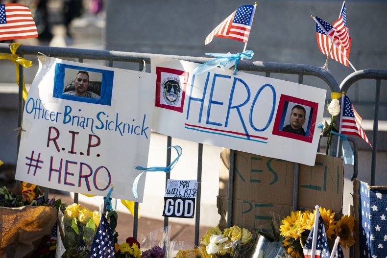 Memorial for Officer Brian Sicknick