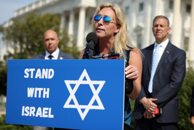 Marjorie Taylor Greene McCarthy Scalise Stefanik Antisemitism