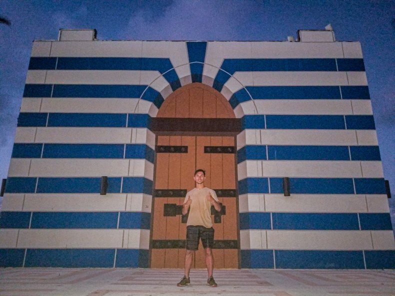 Andy Bracco at Jeffrey Epstein's island