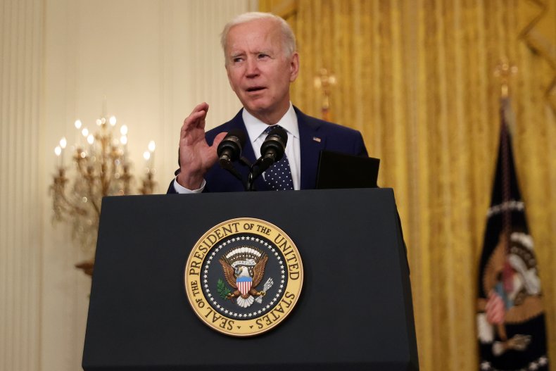President Joe Biden at the White House