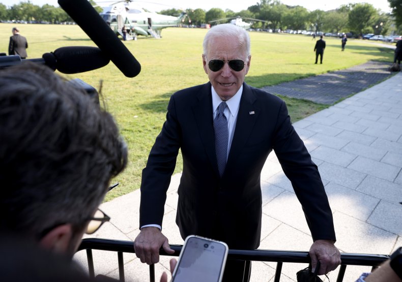 President Joe Biden Addresses White House Press