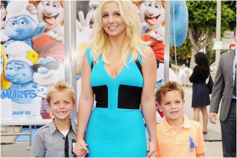 Britney Spears and sons
