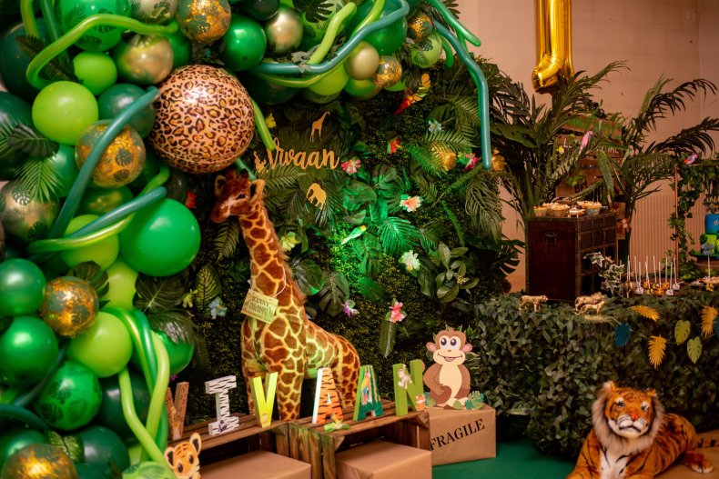 A children's party planned by Nalini Raman