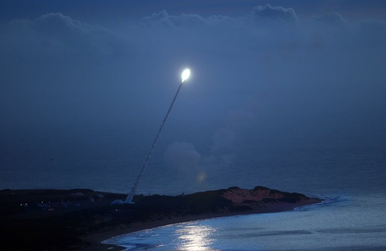 Missile test in Kauai, Hawaii in 2007
