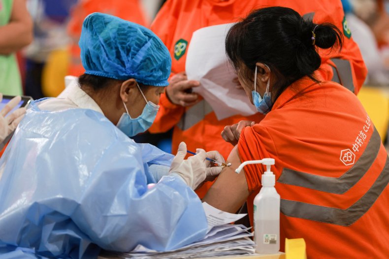 Vaccination Site in China